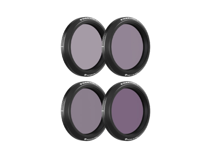 Freewell Bright Day Filters for Osmo Action 3/4/5 Pro (4 Pack)